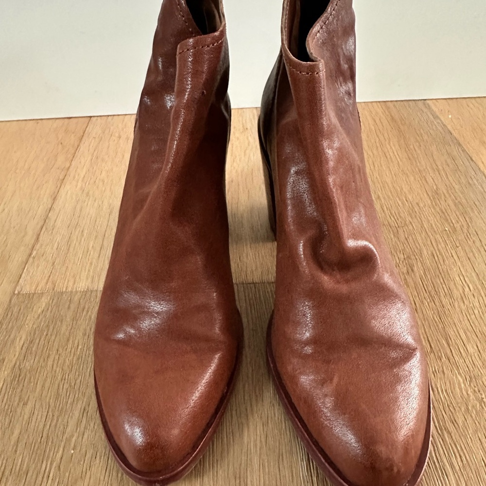 Dolce Vita Chestnut Ankle Booties